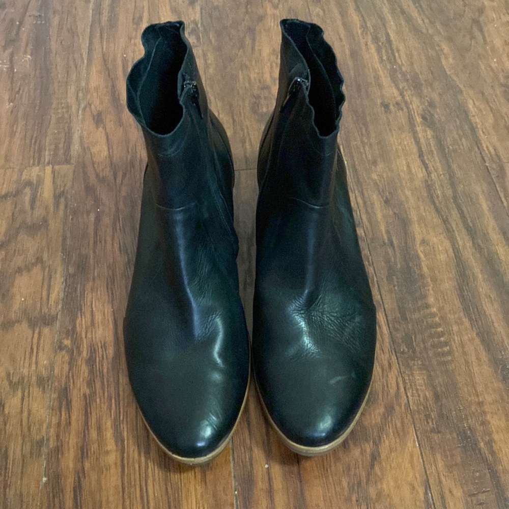 Paul Green black ankle boots
